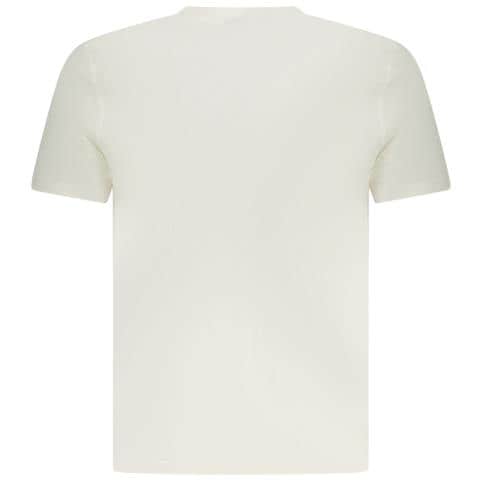 MAGLIETTA DA UOMO A MANICHE CORTE NORVEGIA 1963 BIANCA - Colore: Bianco, Taglia: 2XL - Foto 2