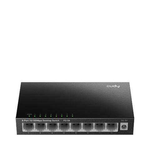 FS108 switch di rete Non gestito Fast Ethernet (10/100) Nero - Foto 1