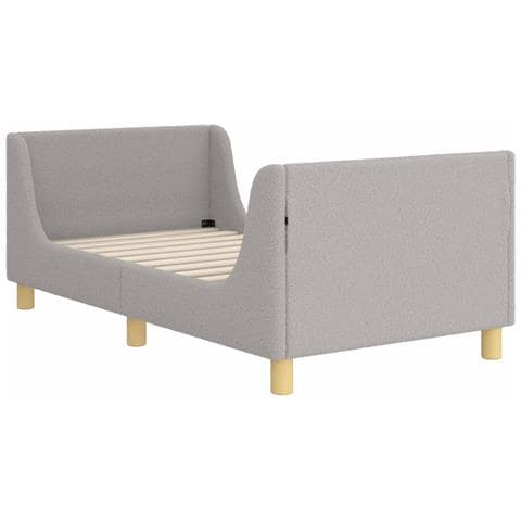 Struttura letto bambini con testata Grigio Chiaro 80x160 cm - Foto 1
