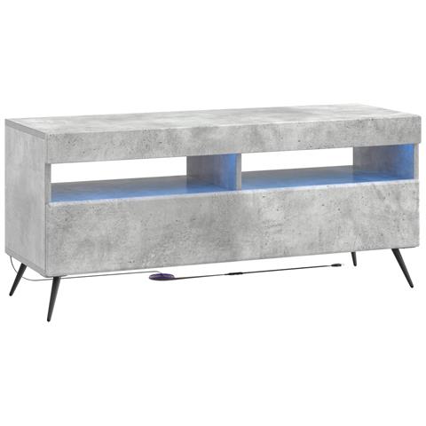 Mobile TV LED Grigio Cemento Legno ingegnerizzato - Foto 1