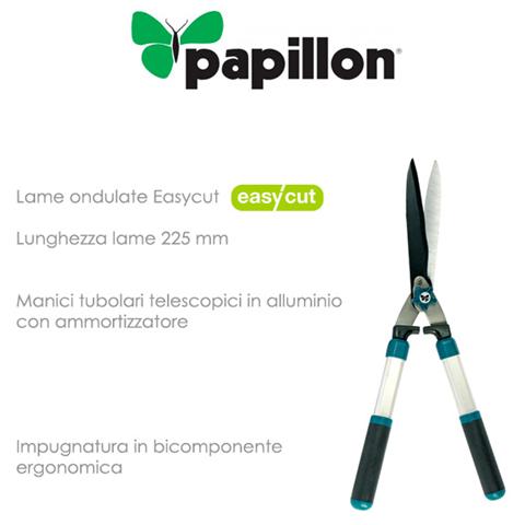 Forbici per Siepe Lame Ondulate 225 Mm Manici In Alluminio - Foto 1