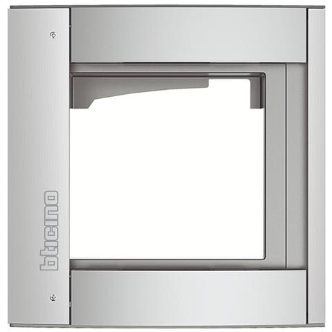 Telaio Supporto Con Cornice 1 Modulo Sfera New Finitura Allmetal - Foto 1