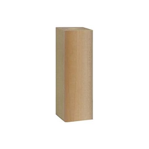 19940899 Piedino quadro in legno serie "Design" - Ø 50x50 - H. 90 mm. - acero - Foto 1