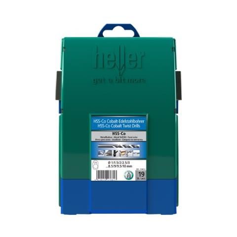 Punte Da Trapano In Acciaio Al Cobalto Hss 19 Pezzi - Foto 1