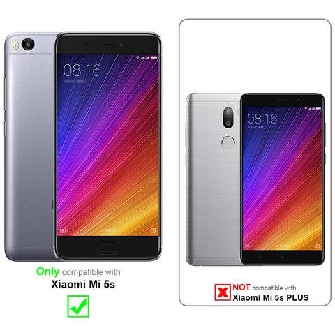 Custodia Compatibile Con Xiaomi Mi 5s In Rosso Carminio - Coperchio Protettiva Con Chiusura Magnetica, Funzione Stand E Tasca Per Le Carte - Foto 12