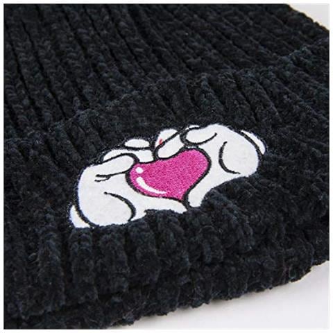 Cappello Pompon Minnie Berretto In Maglia, Nero (negro 30), Produttore Taglia Unica Unisex-adulto - Foto 3