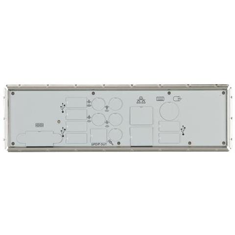 Mcp-260-00045-1n Parte Del Case Del Computer Portabagagli Schermo I / o (Std Size I / o Shield For X10dai With Emi Gasket And Front Met) - Foto 1
