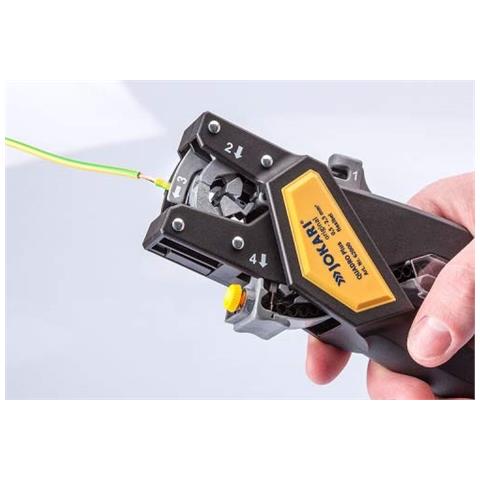 460.242 - Set Per La Lavorazione Dei Cavi (spelacavi / Crimpatrici, Sezione Conduttore 0,5-2,5 Mm, Con Manicotti Terminali Terminali - Foto 2