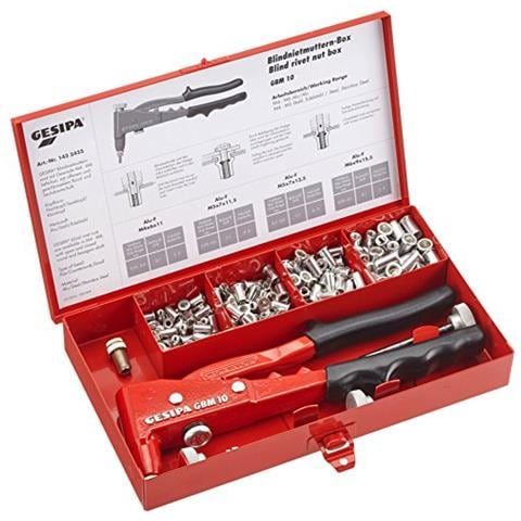 7530013 Gbm 10 / M4-6 Cofanetto Di Dadi Ciechi, Mandrini Filettati E Bocchini - Foto 1