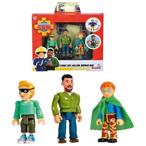Sam The Fireman Figure Della Polizia 7,5cm - Smoby - Foto 1