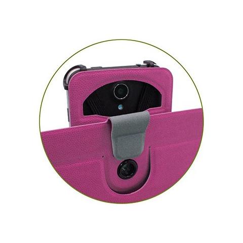 LEFSPH5P Custodia a libro Rosa custodia per cellulare - Foto 5