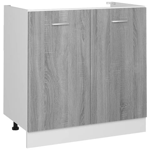 Mobiletto “Lyon” Grigio Sonoma 80x46x81,5 cm - Foto 1