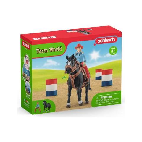 Farm World Cowgirl Barrel Racing Fun (Farm World Cowgirl Barrel Racing Fun Toy Playset, 3 To 8 Years, - Foto 1