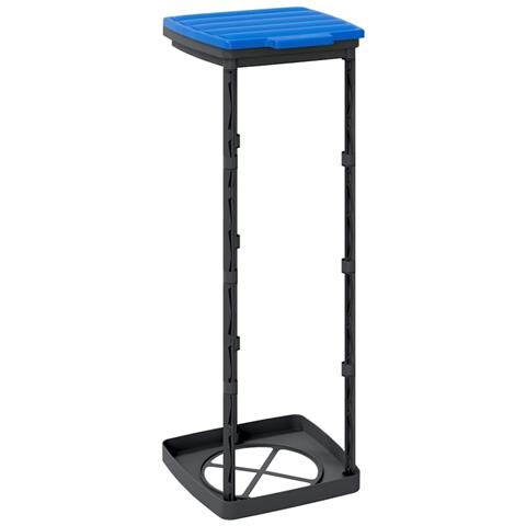 Porta Sacchi Spazzatura 2 Pz Nero E Blu 120 L In Pp - Foto 8