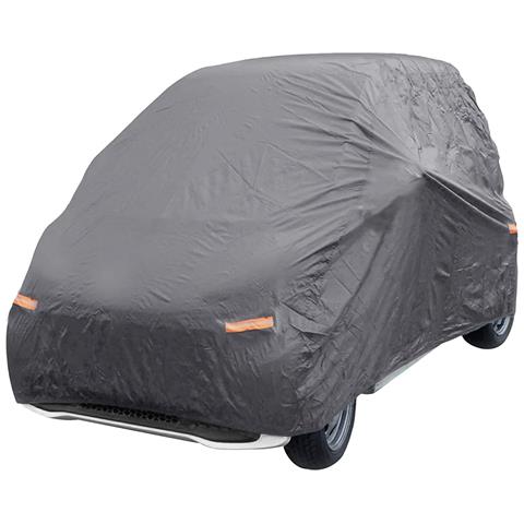 Telo Copriauto Sagomato Impermeabile, Compatibile Per Smart 450 E 451, In Tessuto Peva 100g E Felpato Dentro, Colore Grigio - Foto 1