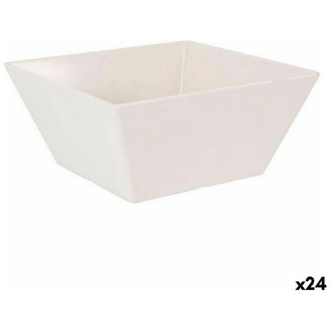 Ciotola Per Aperitivi La Mediterránea Melammina Bianco Brillante 18 X 18 X 8 Cm (24 Unità) - Foto 1