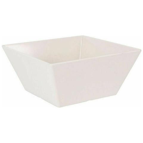 Ciotola Per Aperitivi La Mediterránea Melammina Bianco Brillante 18 X 18 X 8 Cm (24 Unità) - Foto 2