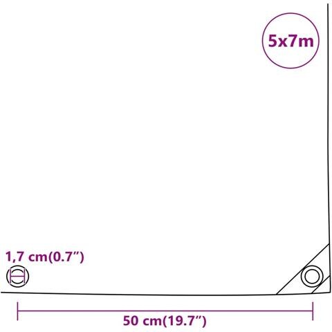 Telone Blu 5x7 M 650 G /m - Foto 2