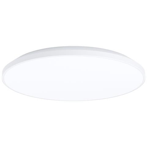 Plafoniera Contemporanea Crespillo Policarbonato Bianco Led Integrato 21w - Foto 1