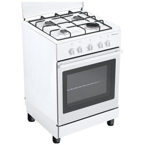 Piano cottura 4 fuochi gas forno elettrico statico Colore Bianco Classe A - Foto 1