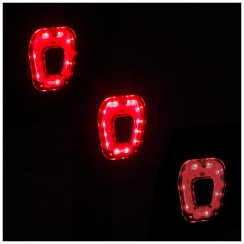 Lampada Da Bicicletta Rossa Con Batteria Integrata Va0048 - Foto 2