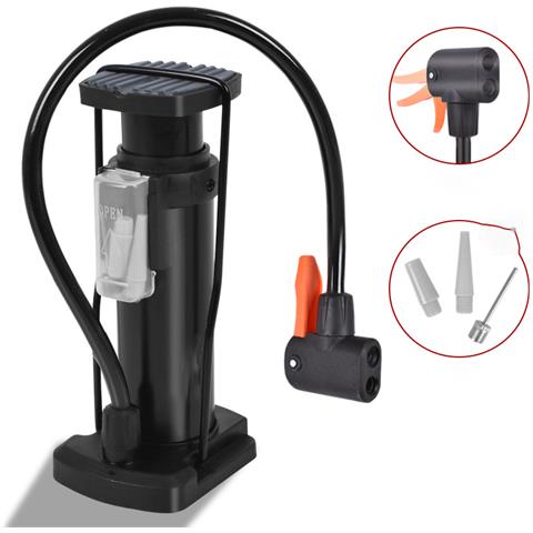 Pompa A Pedale Potente - Pompa Dell'aria Portatile Ad Alta Pressione Per Bici, Auto E Altro - Foto 1