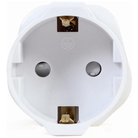 A-AC-EUFUKM-01 presa elettrica Tipo F Bianco - Foto 2