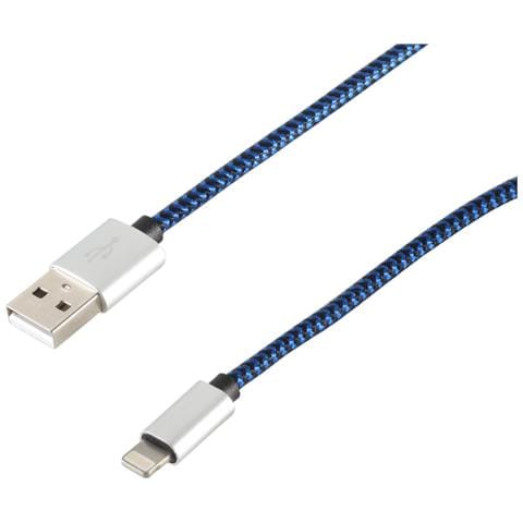 S-conn 14-50016 Cavo Per Cellulare Usb 2.0 A Lightning Blue Da 0,3 M (14-50016) - Foto 1