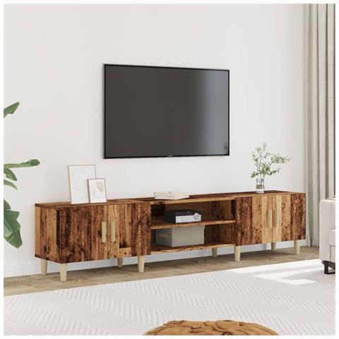Mobile Porta Tv Legno Antico 180x31,5x40cm In Legno Multistrato - Foto 1