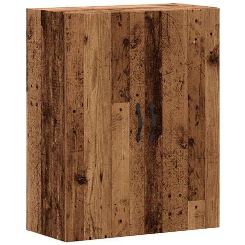 Mobile A Parete Legno Antico 69,5x34x90 Cm In Truciolato - Foto 2
