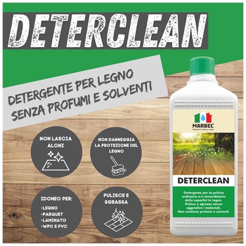 Deterclean 5ltx4pz - Detergente Per Pavimenti In Legno - Foto 2