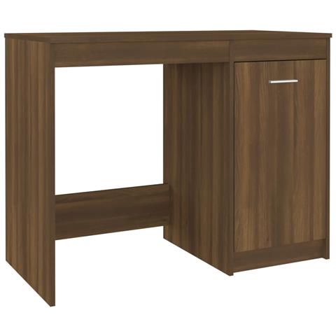 Lusso Casadino -  Scrivania Rovere Marrone 100x50x76 Cm In Legno Multistrato - Foto 1