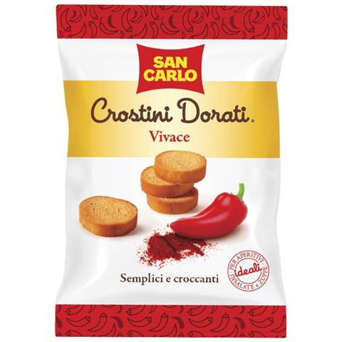 San Carlo Crostini Dorati Vivace Confezione Da 28 Pezzi Da 75 Grammi - Foto 1
