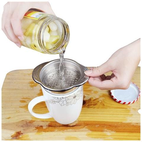 Scolapasta In Acciaio Inox, Utensile Da Cucina Versatile Per Scolare E Filtrare Modello 2 - Foto 4