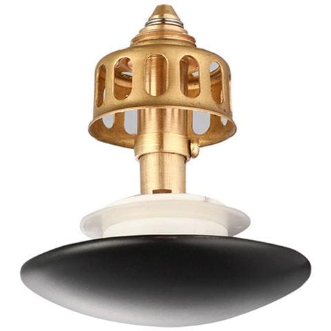 Scarico Per Lavabo, Scarico Per Lavabo Con Coperchio Nero In Ceramica - Foto 2