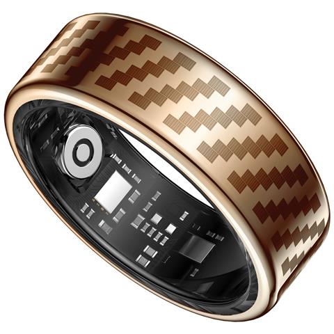 Anello Intelligente Impermeabile Ip68+5atm: Monitoraggio Salute E Notifiche Gold 8 - Foto 7