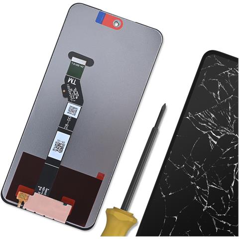Schermo Completo Per Motorola Moto G15 Pannello Lcd Touch Con Cavo Di Collegamento - Foto 4