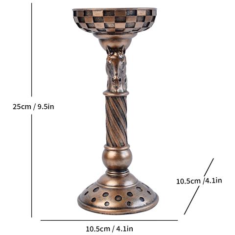 Candelabro Mosaico Animale: Elegante Decorazione Per La Casa In Stile Nordico Brown - Foto 6
