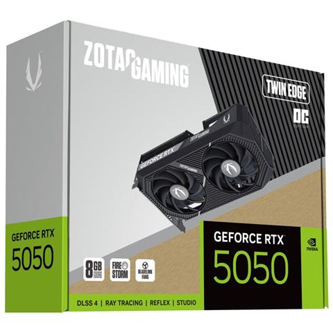 Gaming GeForce RTX 5050 Twin Edge OC 8GB GDDR6 PCI Express x8 5.0 - Foto 1