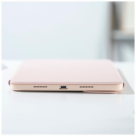 Custodia Con Tastiera Bluetooth Rotante A 360° Compatibile Con Huawei Matepad Pro 12.2 - Rosa - Foto 2