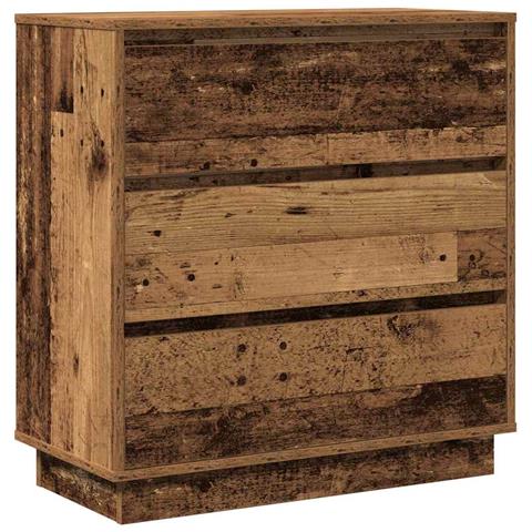 Armadio da Notte con cassetto Legno vecchio 71 x 34.5 x 75 cm - Foto 1