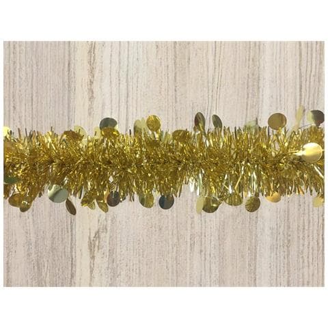Decoración De Navidad Dstrak, Adorno Navideño, Ornamento De Navidad, Decoración Festiva, Made In Italy, 1000x8 H8 Cm, Oro - Foto 1