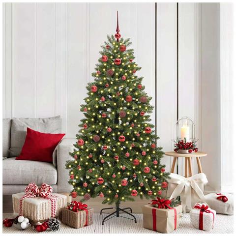 Albero di Natale artificiale Verde 180 cm PVC e Metallo - Foto 2