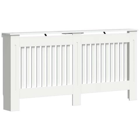 Copertura per radiatori Bianco Lucido 172 x 19 x 81,5 cm - Foto 1