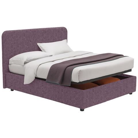 Serrone - Letto Singolo Sfoderabile, Viola Lilla - Foto 4