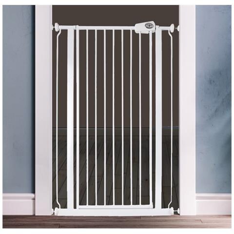 Bettacare Cancelletto Child & Pet Per Bambini E Animali, 87.9cm - 95.5cm, Bianco, Cancelletto Extra Alto Con Un'altezza Di 104cm - Foto 4
