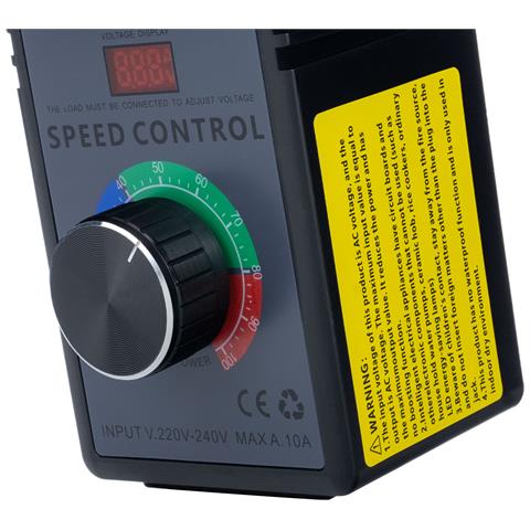 Regolatore Di Tensione 4000w - Controllo Preciso 0-240v Ac | Display Tensione, Interruttore On /off | Uso Universale Per Motori, Riscaldatori, Lampade - Foto 8