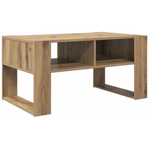 Tavolino da salotto Rovere artigianale 92 x 53 x 45 cm - Foto 1