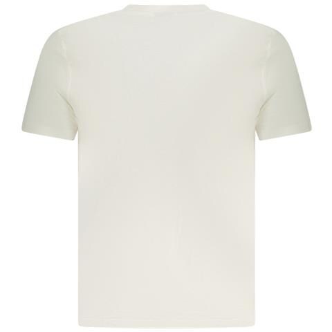 MAGLIETTA DA UOMO A MANICHE CORTE NORVEGIA 1963 BIANCA - Colore: Bianco, Taglia: M - Foto 2