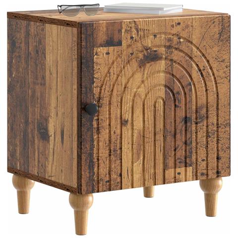 Armadio da Notte 2 pcs Legno antico 43 x 34,5 x 50 cm - Foto 2